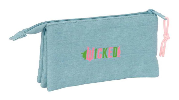 Safta Portatodo Triple Wicked - Plateau de service 3 compartiments en bois 22 x 12 x 3 cm - A partir de 3 ans