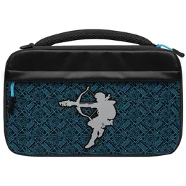 PDP Sacoche Messenger Case GLOW Sheikah Shoot pour Nintendo Switch - Design lumineux - Poches de rangement et 14 jeux - Licence Zelda