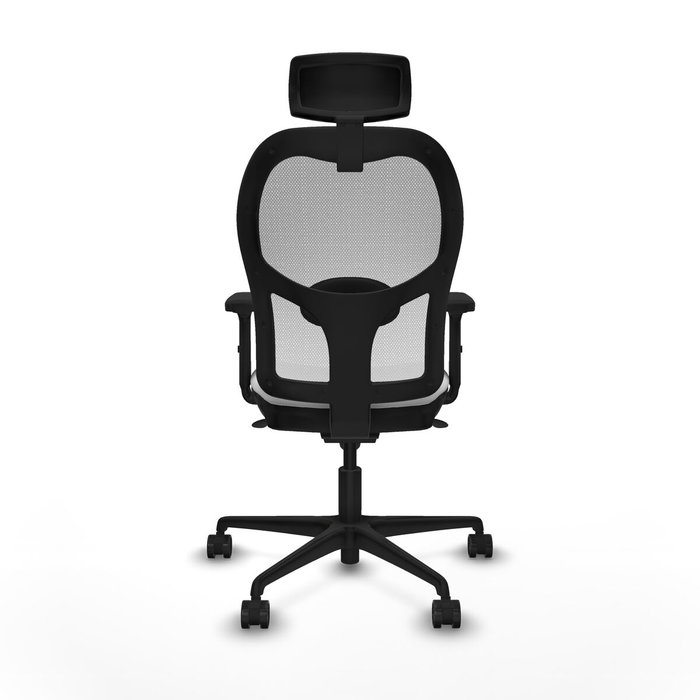 Piqueras y Crespo Chaise de Bureau avec Appui-tête 2D036N2 Blanc