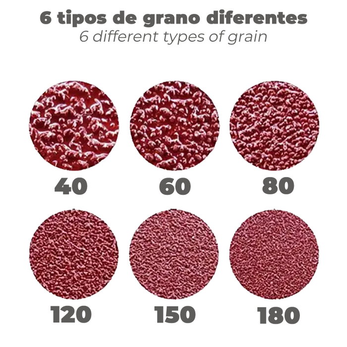 WOLFPACK LINEA PROFESIONAL Bande de rechange 100 x 690 mm, Grain 150 (Pack de 6)