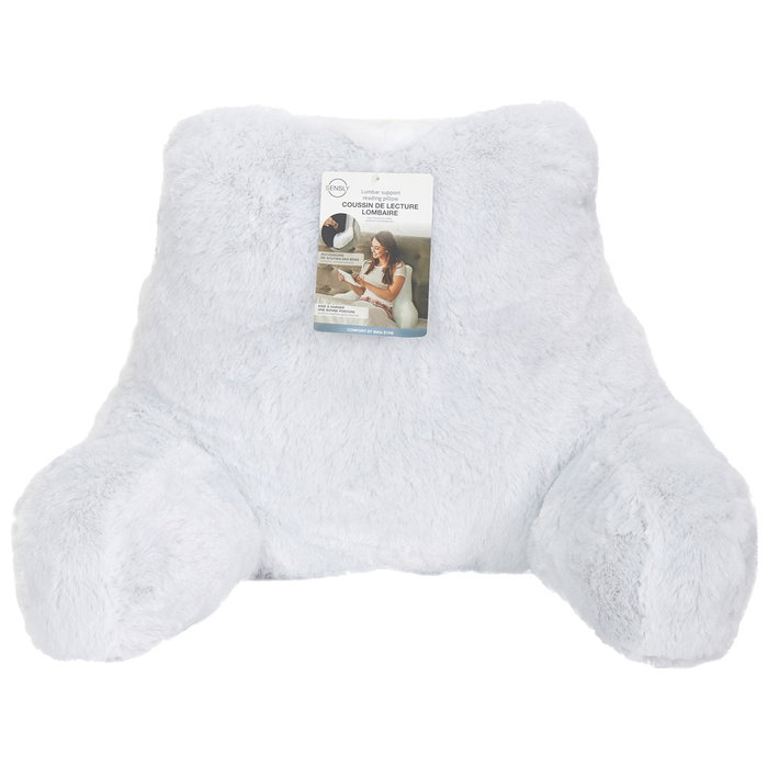 Sensly Coussin lombaire gris 86x45 cm Sensly Coussin lombaire gris 86x45 cm