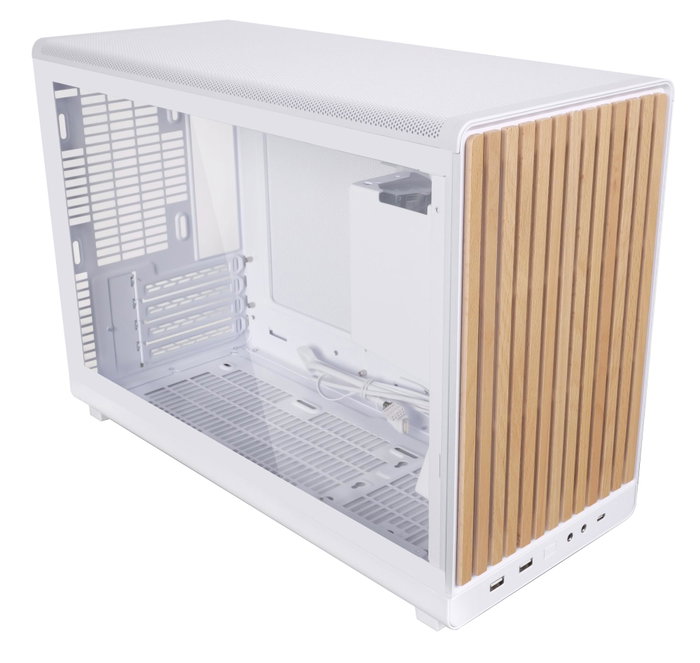 Lian Li A3 Wood Glass Edition White