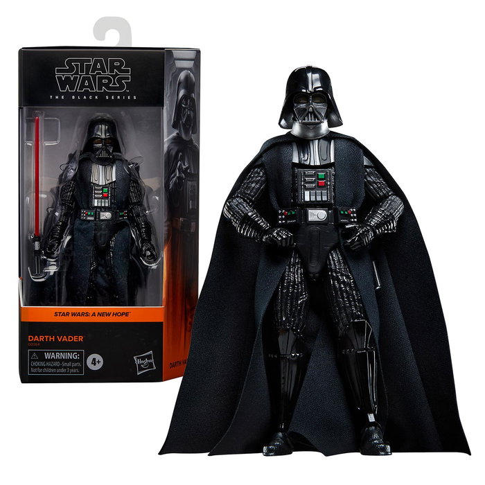 Hasbro Figurine The Black Series Star Wars - Darth Vader G0364, 15 cm avec Sabre Laser, Figurine d'Action Détailée, Langues Multiples Hasbro Figurine The Black Series Star Wars - Darth Vader G0364, 15 cm avec Sabre Laser, Figurine d'Action Détailée, Langues Multiples