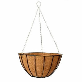 Garden Id Panier à pendre avec coco English Ø30 H19 cm