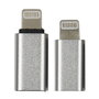 Be Mix Lot de 2 Adaptateurs pour iPhone (Micro USB et USB Type-C)</div>