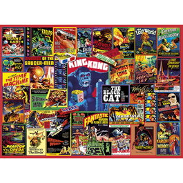 Clementoni Puzzle 1000 Pièces Classics Thriller - Dimensions du puzzle: 69 x 50 cm