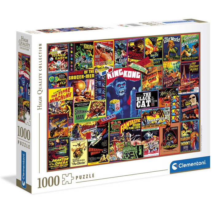 Clementoni Puzzle 1000 Pièces Classics Thriller - Dimensions du puzzle: 69 x 50 cm