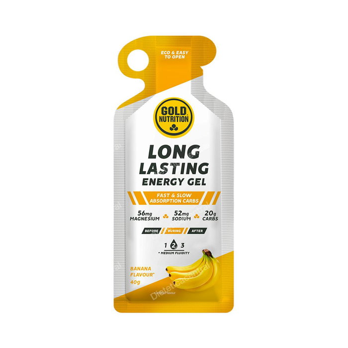 GOLD NUTRITION Long Lasting Gel Banane 16 unités GOLD NUTRITION Long Lasting Gel Banane 16 unités