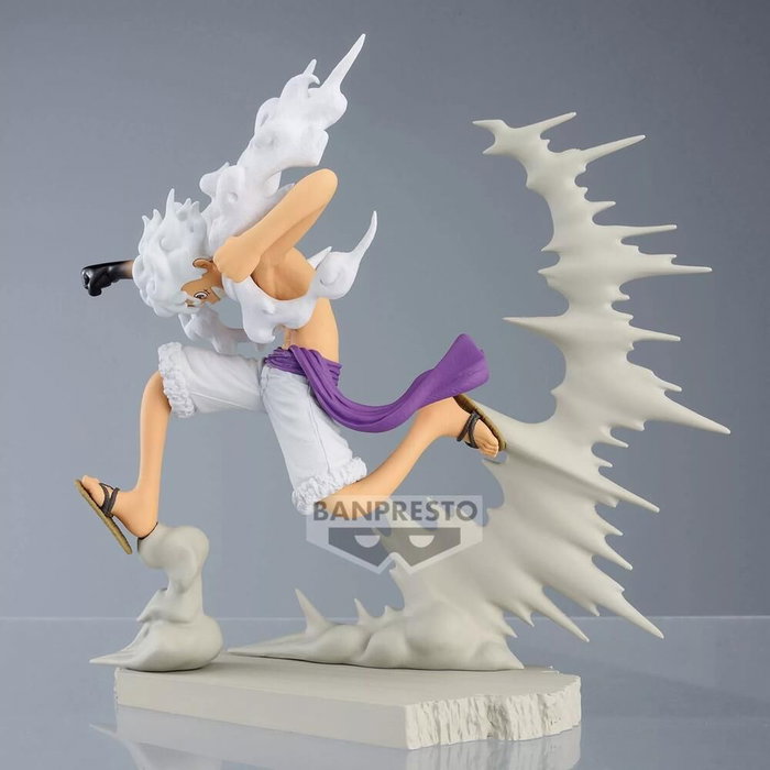 BANPRESTO Figura Monkey D Luffy Gears5 Senkozekkei One Piece - Figurine à Collectionner de 7 cm