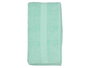 Berilo Serviette de Bain Unie Turquoise 90x150 cm - Coton et Polyester (Set de 12)