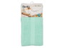 Berilo Serviette de Bain Unie Turquoise 90x150 cm - Coton et Polyester (Set de 12)