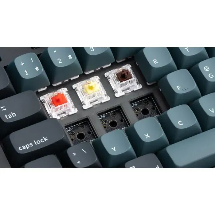 Keychron Q5 Pro - Clavier mécanique gamer sans fil ANSI 96% - Corps aluminium, switch Banana, rétroéclairage RGB - Noir
