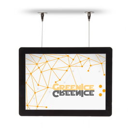 Kit de Suspension Affichage D'Affiche de Dossier LED A4 2 visages 12VDC