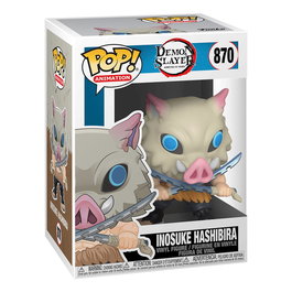 Funko Pop! Vinyl Figure - Inosuke Hashibira - Demon Slayer - 49011 - Figurine de Collection - Hauteur 9 cm