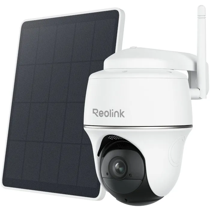 Reolink B420 Caméra de surveillance avec panneau solaire, Blanc Reolink B420 Caméra de surveillance avec panneau solaire, Blanc