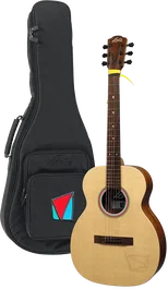 LAG Guitare acoustique Travel Signature Vianney A/E - Natural