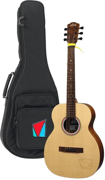 LAG Travel Signature Vianney A/E Guitare Acoustique-Électrique de Voyage - Natural LAG Travel Signature Vianney A/E Guitare Acoustique-Électrique de Voyage - Natural