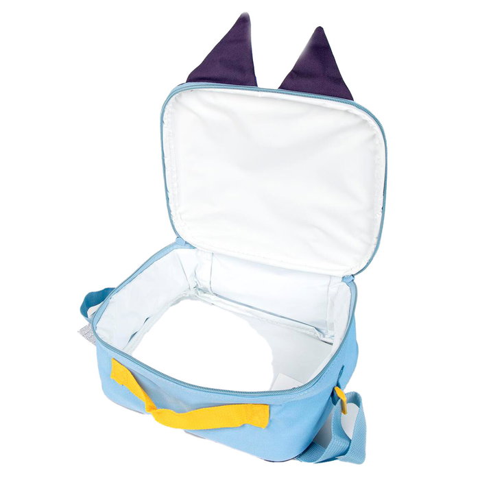 CERDÁ Sac à goûter porteur 3D Bluey pour enfants - 23.5x19.5x10 cm - 67% Polyester, 33% EVA