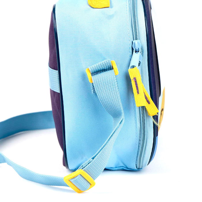 CERDÁ Sac à goûter porteur 3D Bluey pour enfants - 23.5x19.5x10 cm - 67% Polyester, 33% EVA