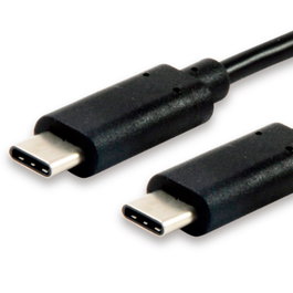 Equip Câble USB Type C Mâle vers Type C Mâle 1m - Certifié USB-C, Connecteur Nickelé, PVC Noir