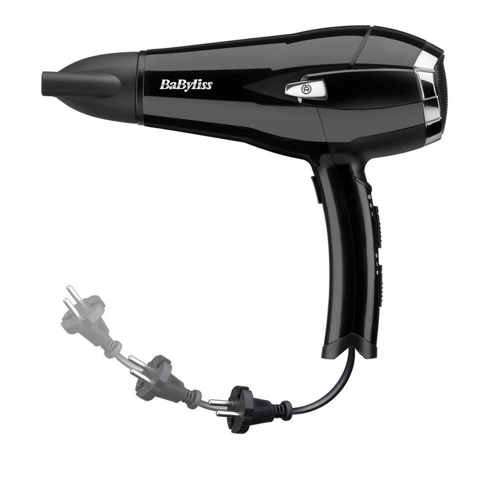 Babyliss Sèche-cheveux CordKeeper 2000 D374DE Noir