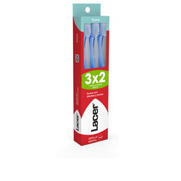 Lacer Pack de 3 Brosses à Dents Souples pour Adultes