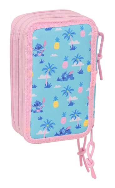 Safta Plumier Triple 37 Pièces pour Crayons - Dimensions : 12,5 x 19,5 x 5,5 cm