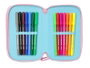 Safta Plumier Triple 37 Pièces pour Crayons - Dimensions : 12,5 x 19,5 x 5,5 cm
