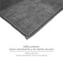 ORYX Tapis de bain en chenille gris 50x80 cm