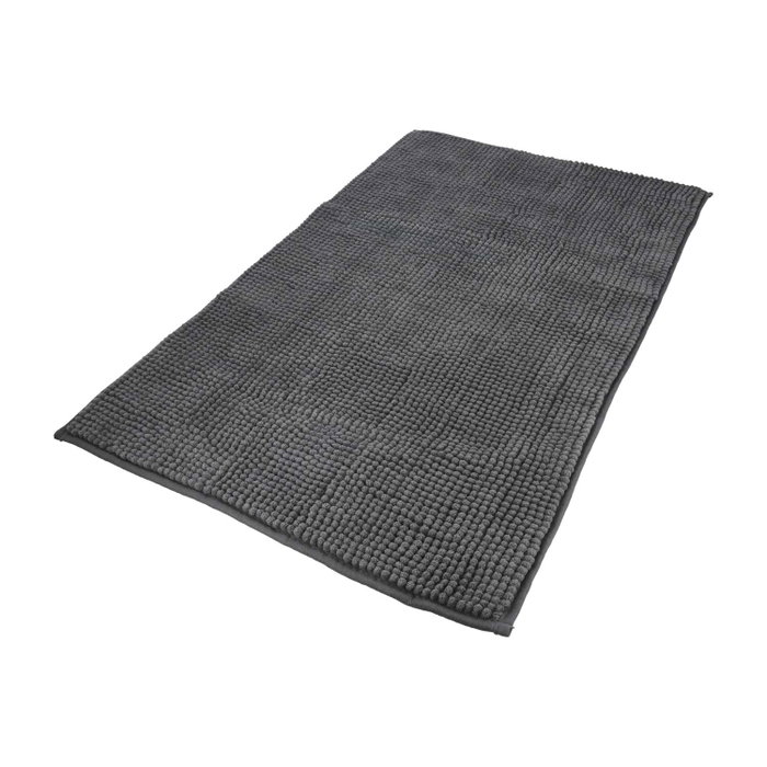 ORYX Tapis de bain en chenille gris 50x80 cm ORYX Tapis de bain en chenille gris 50x80 cm
