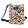 LOUNGEFLY Carnet Sac à dos Mickey and Friends Classic Disney - 150 pages lignées - Cuir vegan - Dimensions 16.5x22.2 cm