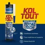 Cyanolit Total Tech - Colle et mastic de fixation étanche - Blanc - 290 ml - Multi-matériaux - Élastique et résistant aux chocs - Pour bâtiment et rénovation