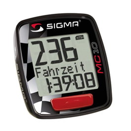 Sigma MC 10 Compteur de vitesse moto Noir