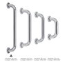 MAURER Barre d'appui chromé brillant 32 mm x 50 cm