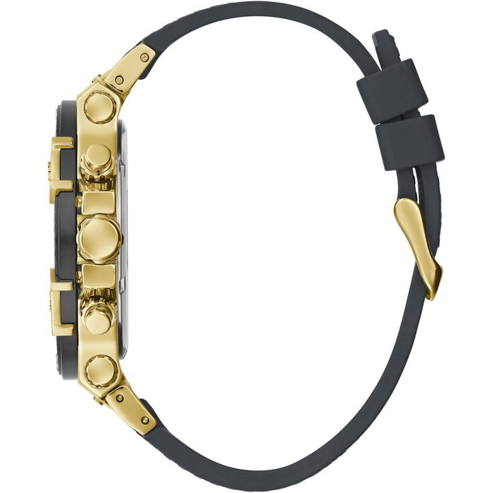 Guess GW0486G2 avec boîtier doré et bracelet noir Guess GW0486G2 avec boîtier doré et bracelet noir