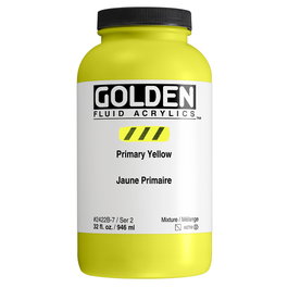 Golden Peinture Acrylique Fluid Jaune Primaire 946 ml