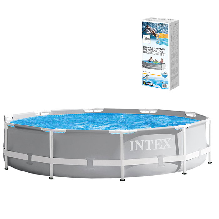 Intex Piscine Démontable Prism Frame 305 x 76 cm, 4485 L