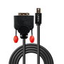 Lindy Câble adaptateur Mini DisplayPort vers DVI, 3 m, prise en charge vidéo jusqu'à 1920x1200@60Hz