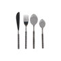 DKD Home Decor Couverts Argentés en Acier Inoxydable, 16 Pièces