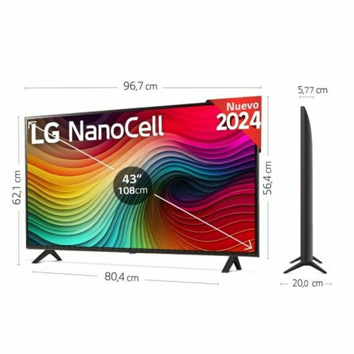 TV intelligente LG 43NANO82T6B.AEU 4K Ultra HD 43"
