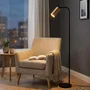 D By M.Red Lampadaire Black Vintage en Métal