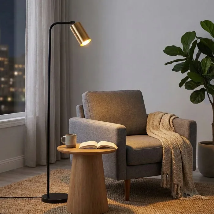 D By M.Red Lampadaire Black Vintage en Métal D By M.Red Lampadaire Black Vintage en Métal