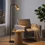 D By M.Red Lampadaire Black Vintage en Métal