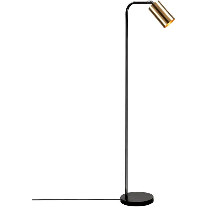D By M.Red Lampadaire Black Vintage en Métal