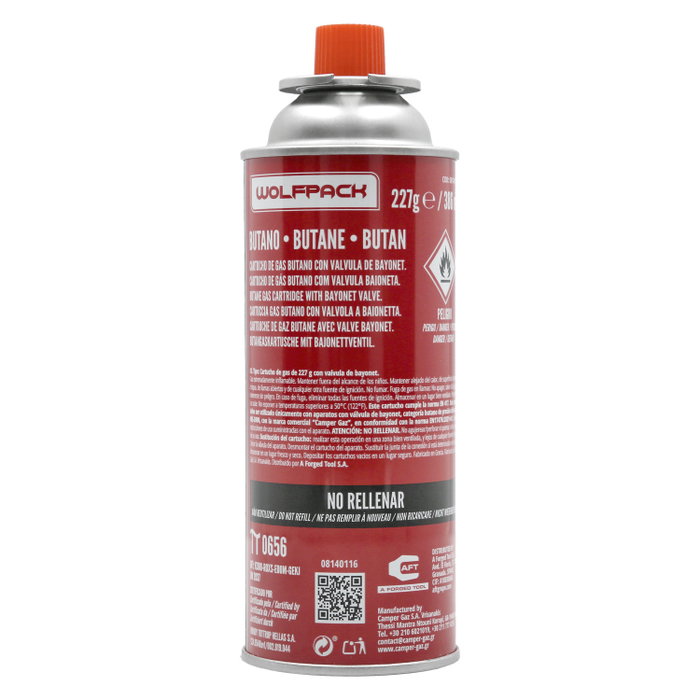 WOLFPACK LINEA PROFESIONAL Cartouche de gaz B250 (0,227 kg)