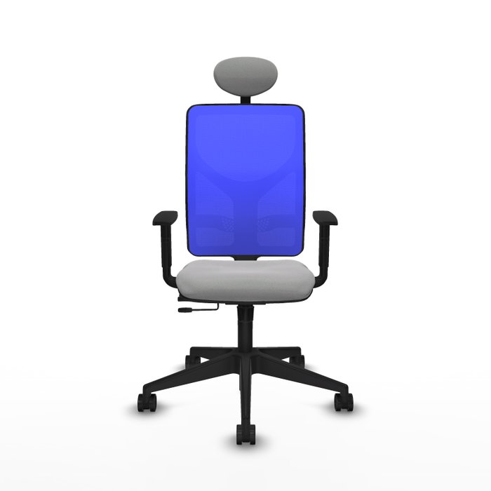 Piqueras Y Crespo Chaise de bureau Motilla, Gris clair et Bleu, mécanisme Sincro/Traslack, Cabecero fijo Piqueras Y Crespo Chaise de bureau Motilla, Gris clair et Bleu, mécanisme Sincro/Traslack, Cabecero fijo