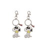 PEERS HARDY Set de 2 Llaveros Snoopy