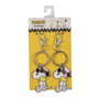 PEERS HARDY Set de 2 Llaveros Snoopy