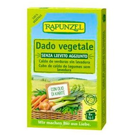 RAPUNZEL Bouillon de légumes bio sans levure 8 cubes