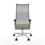 Piqueras y Crespo Chaise de Bureau Albacete, Vert Olive et Gris